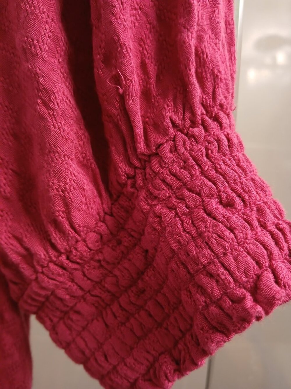 Anthropologie MAEVE Raspberry Bohemian Maxi Dress - Picture 5 of 13